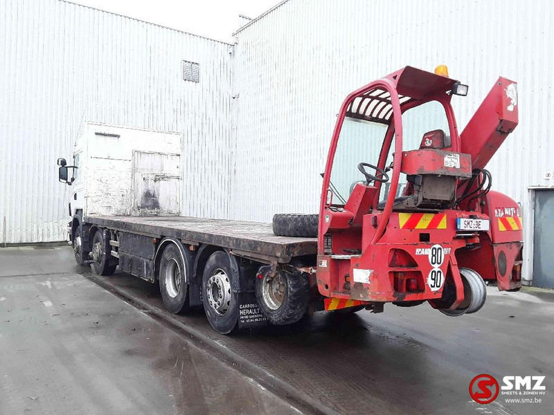 Dropside/ Flatbed truck Scania R 420 8x2 +manitou TMT 25.20: picture 9