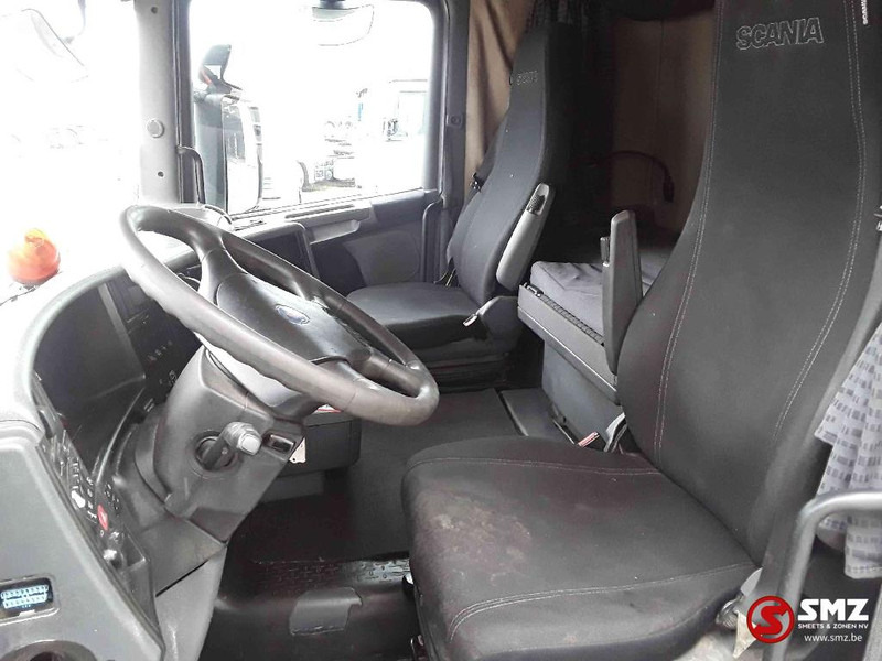 Interior photo 1: Dropside/ Flatbed truck Scania R 420 8x2 +manitou TMT 25.20