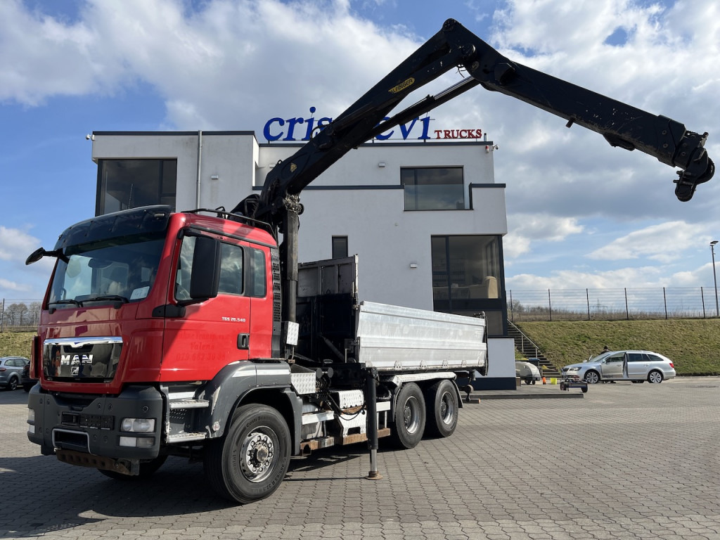 MAN TGS 26.540 6x6H Palfinger Epsilon S290Z AHK - Tipper, Crane truck: picture 1 MAN TGS 26.540 6x6H Palfinger Epsilon S290Z AHK - Tipper, Crane truck: picture 1