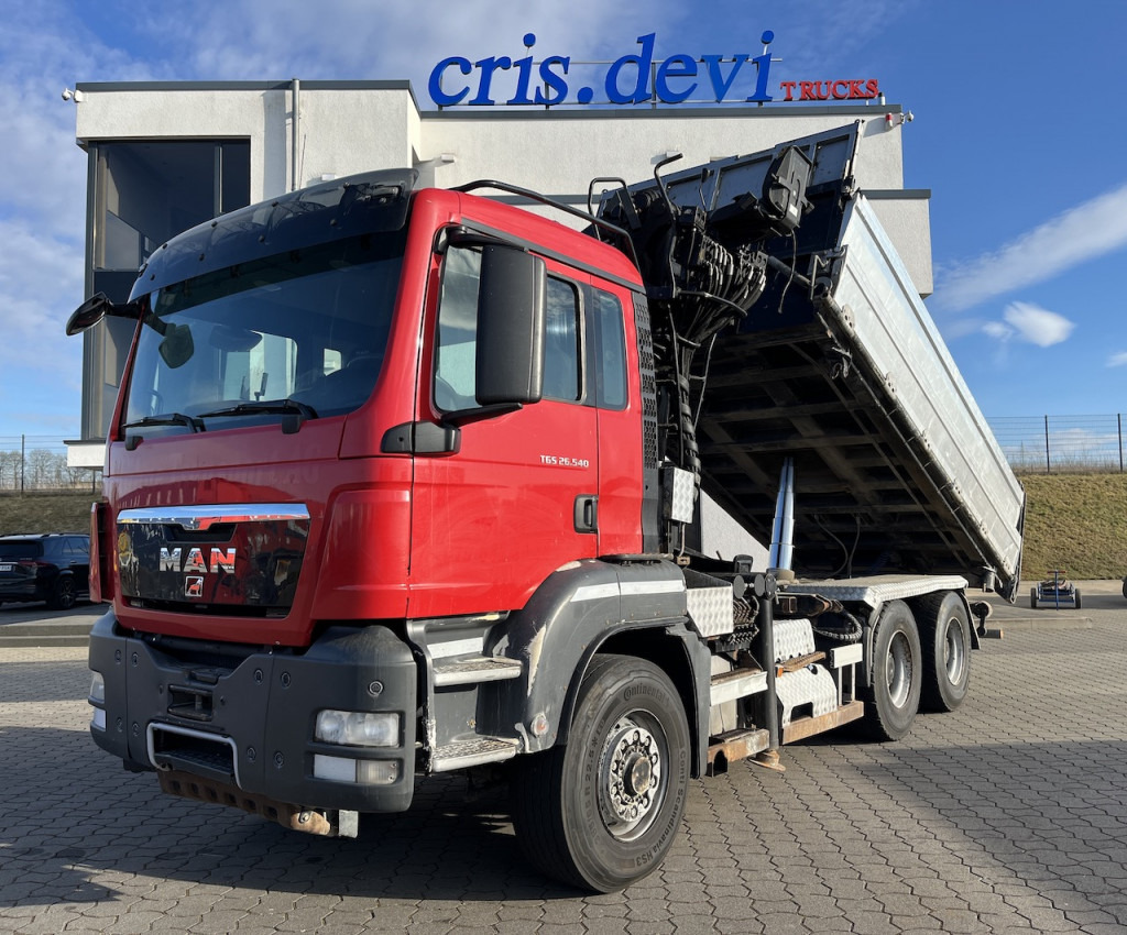 Tipper, Crane truck MAN TGS 26.540 6x6H  Palfinger Epsilon S290Z   AHK: picture 8