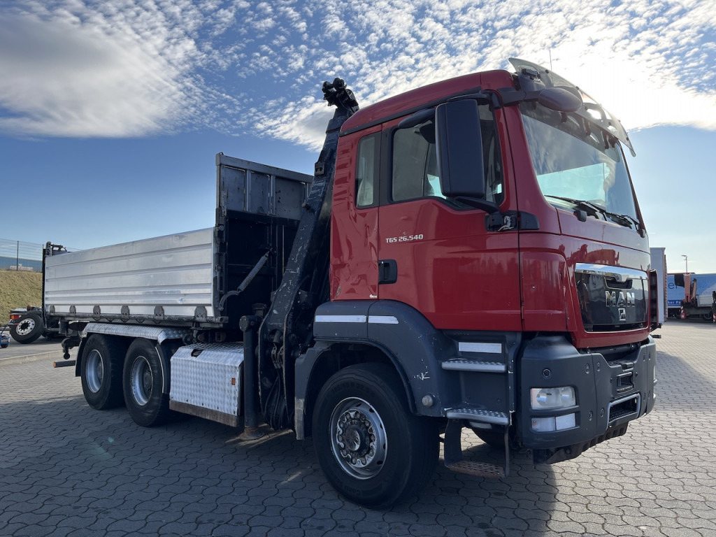 Tipper, Crane truck MAN TGS 26.540 6x6H  Palfinger Epsilon S290Z   AHK: picture 14