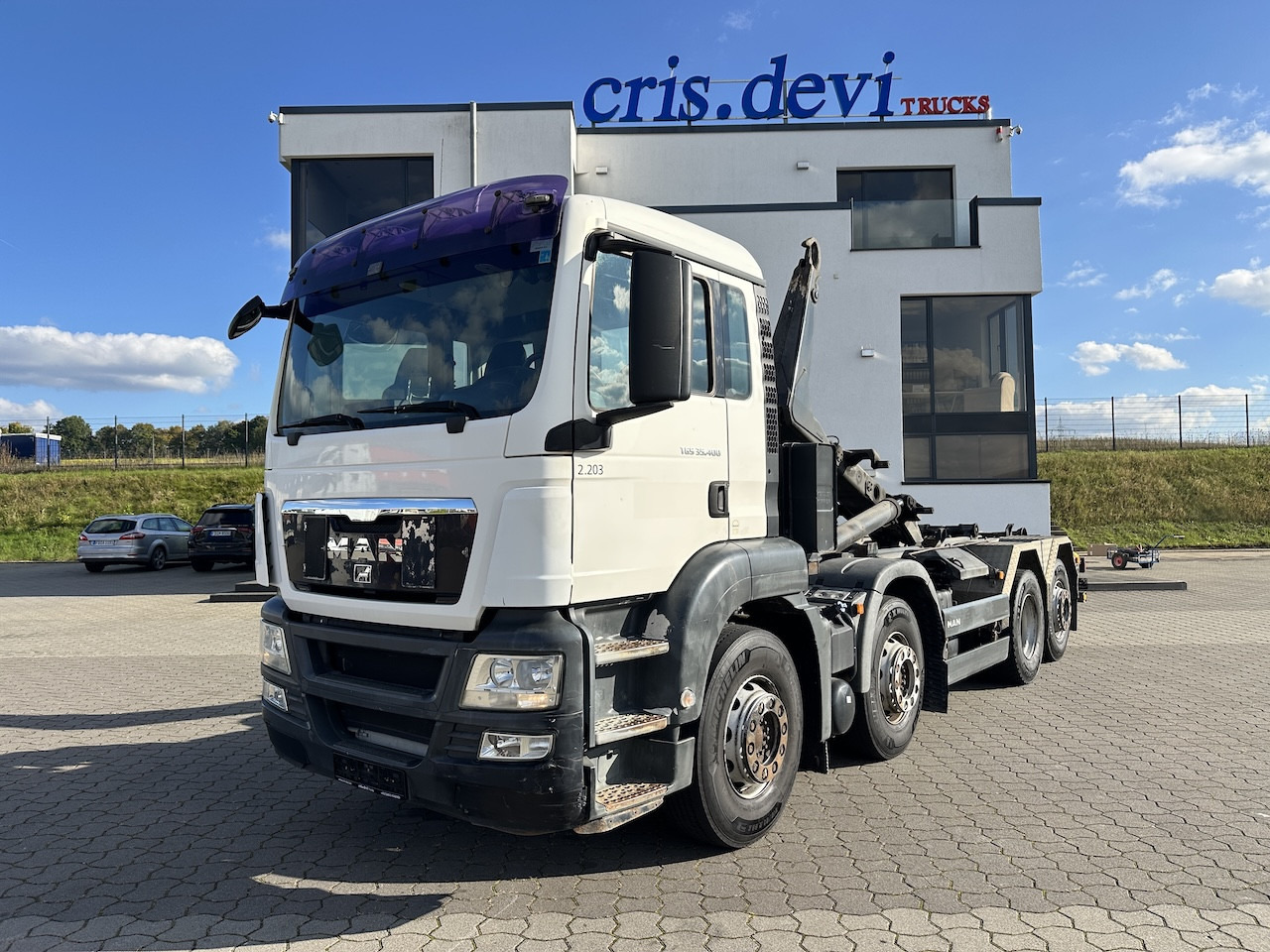 MAN TGS 35.400 8x2  Intarder   Meiller Haken - Hook lift truck: picture 1 MAN TGS 35.400 8x2  Intarder   Meiller Haken - Hook lift truck: picture 1