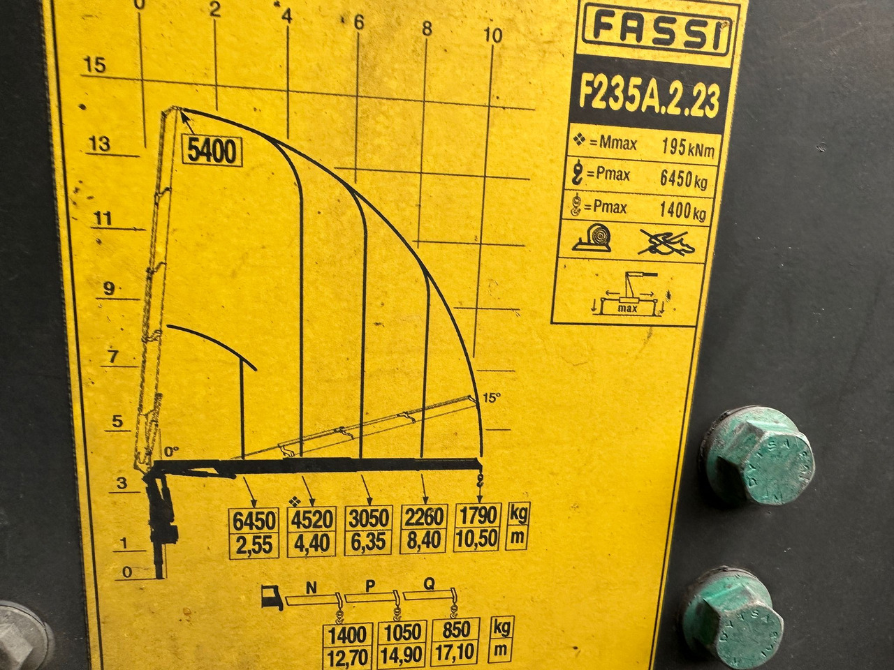 Palfinger FASSI F 235 A.2.23 Kran + Funk - Loader crane: picture 3 Palfinger FASSI F 235 A.2.23 Kran + Funk - Loader crane: picture 3