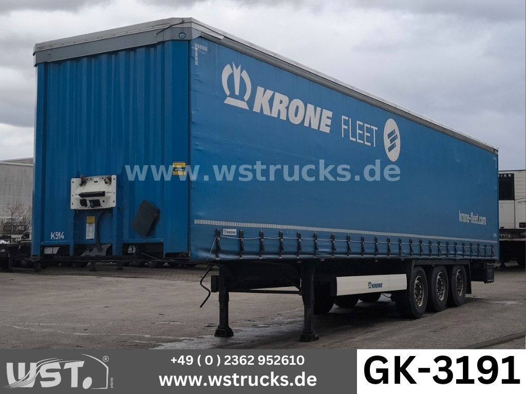 Krone SD 27 Planauflieger mit Edscha | ABS, EBS, XL - Curtainsider semi-trailer: picture 1 Krone SD 27 Planauflieger mit Edscha | ABS, EBS, XL - Curtainsider semi-trailer: picture 1