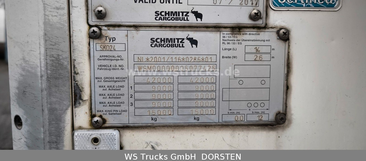 Schmitz Cargobull SKO 24 Kühlauflieger | Rohrbahn Vector 1850Mt - Refrigerator semi-trailer: picture 5 Schmitz Cargobull SKO 24 Kühlauflieger | Rohrbahn Vector 1850Mt - Refrigerator semi-trailer: picture 5
