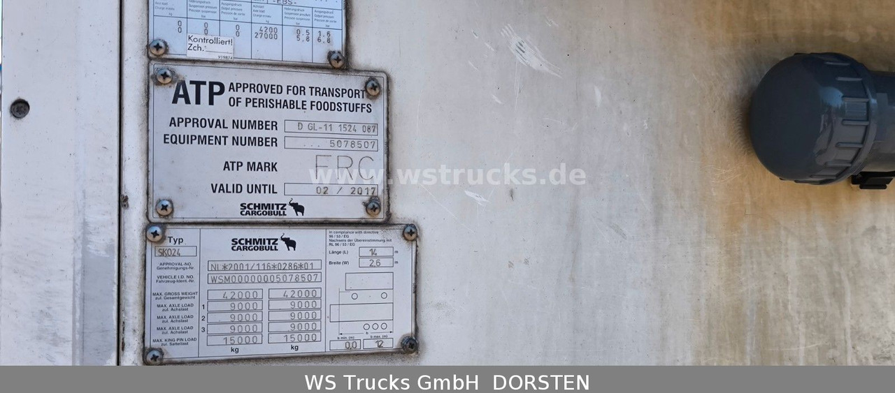 Schmitz Cargobull SKO 24 Kühlauflieger | Vector 1850 MT | LBW - Closed box semi-trailer: picture 5 Schmitz Cargobull SKO 24 Kühlauflieger | Vector 1850 MT | LBW - Closed box semi-trailer: picture 5