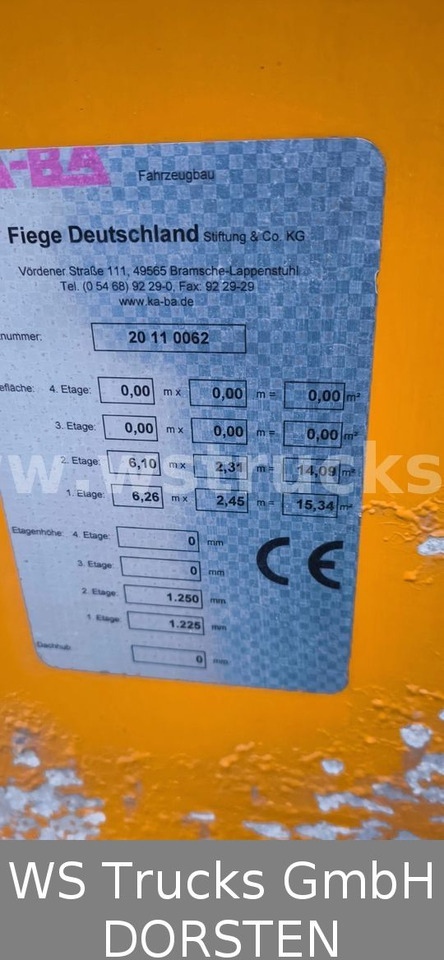 Horse truck Volvo FM 260 mit KABA 2 Stock Vollalu Viehtransporter: picture 14