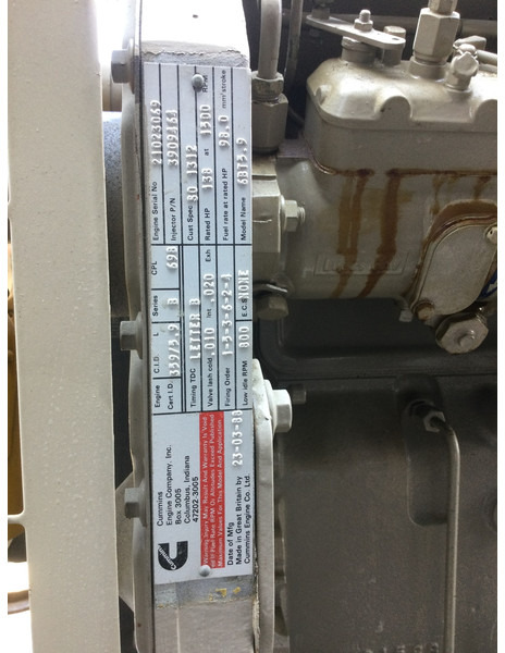 Cummins 6BT5.9 CPL0698 GENERATOR 110KVA USED - Generator set: picture 1 Cummins 6BT5.9 CPL0698 GENERATOR 110KVA USED - Generator set: picture 1