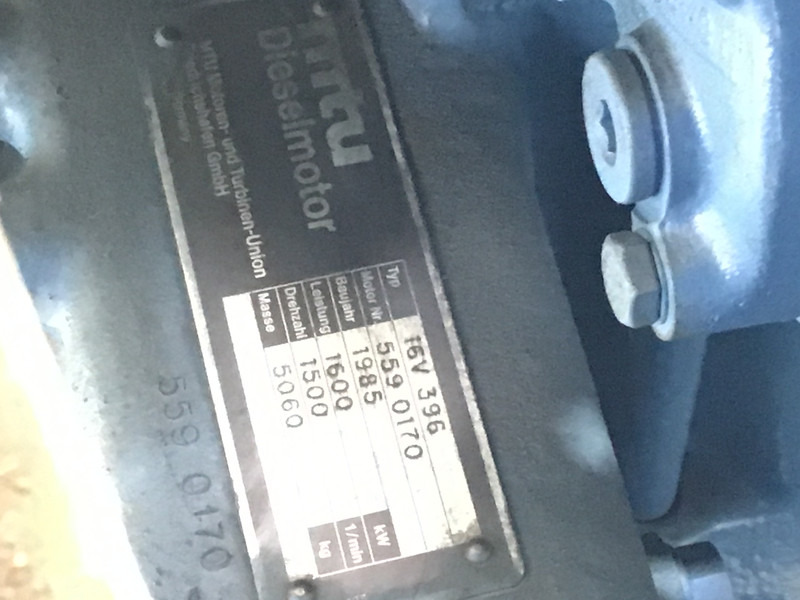 Generator set MTU 16V396 GENERATOR AEG 1875KVA USED: picture 6