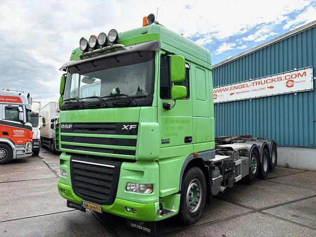 DAF XF 105.460 8x2 CHASSIS WITH MULTILIFT SYSTEM (ZF16 MANUAL GEARBOX / MX-BRAKE / 9.000 KG. FRONT-AXLE / LIFT-AXLES / FRIDGE / ETC. - Container transporter/ Swap body truck: picture 1 DAF XF 105.460 8x2 CHASSIS WITH MULTILIFT SYSTEM (ZF16 MANUAL GEARBOX / MX-BRAKE / 9.000 KG. FRONT-AXLE / LIFT-AXLES / FRIDGE / ETC. - Container transporter/ Swap body truck: picture 1