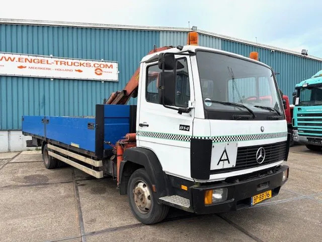 Mercedes-Benz 914 K (ORIGINAL DUTCH) WITH OPEN BOX & HIAB 650 CRANE (6-CILINDER / FULL STEEL SUSPENSION / MANUAL GEARBOX) - Crane truck: picture 2 Mercedes-Benz 914 K (ORIGINAL DUTCH) WITH OPEN BOX & HIAB 650 CRANE (6-CILINDER / FULL STEEL SUSPENSION / MANUAL GEARBOX) - Crane truck: picture 2