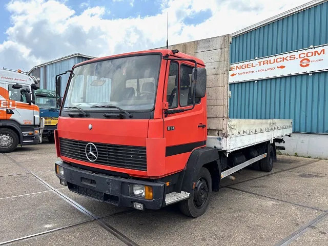 Mercedes-Benz LK 814 (6-CILINDER) WITH OPEN (TENT) BOX & ALUMNIUM SIDE BORDS (MANUAL GEARBOX / 3TH SEAT IN CABIN) - Dropside/ Flatbed truck: picture 1 Mercedes-Benz LK 814 (6-CILINDER) WITH OPEN (TENT) BOX & ALUMNIUM SIDE BORDS (MANUAL GEARBOX / 3TH SEAT IN CABIN) - Dropside/ Flatbed truck: picture 1