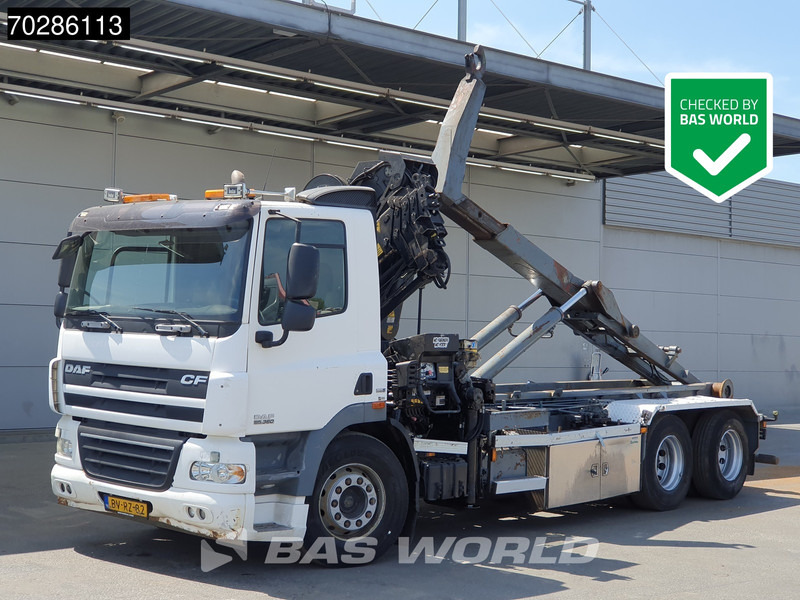 DAF CF85.360 CF 6X2 NL-Truck Hiab 211 EP-4 HIDUO Crane + Hooklift Liftachse Euro 5 - Hook lift truck: picture 1 DAF CF85.360 CF 6X2 NL-Truck Hiab 211 EP-4 HIDUO Crane + Hooklift Liftachse Euro 5 - Hook lift truck: picture 1