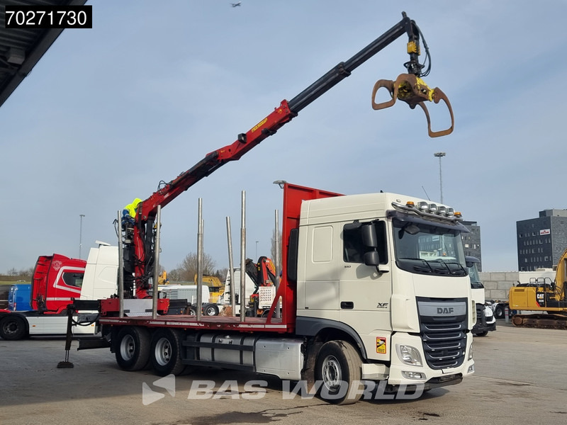 DAF XF 510 6X4 Jonsered Z-Crane SC ACC Retarder Euro 6 - Log truck, Crane truck: picture 3 DAF XF 510 6X4 Jonsered Z-Crane SC ACC Retarder Euro 6 - Log truck, Crane truck: picture 3