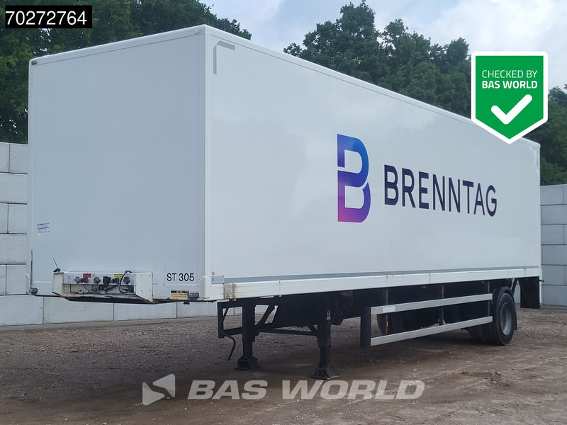 Groenewegen DRO 10 10 B Lenkachse TÜV 02/26 Tailgate City - Closed box semi-trailer: picture 1 Groenewegen DRO 10 10 B Lenkachse TÜV 02/26 Tailgate City - Closed box semi-trailer: picture 1