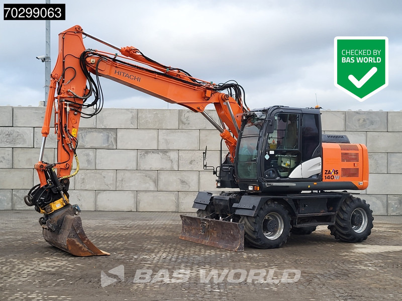 Hitachi ZX140W -5B Engcon Tiltrotator - Wheel excavator: picture 1 Hitachi ZX140W -5B Engcon Tiltrotator - Wheel excavator: picture 1
