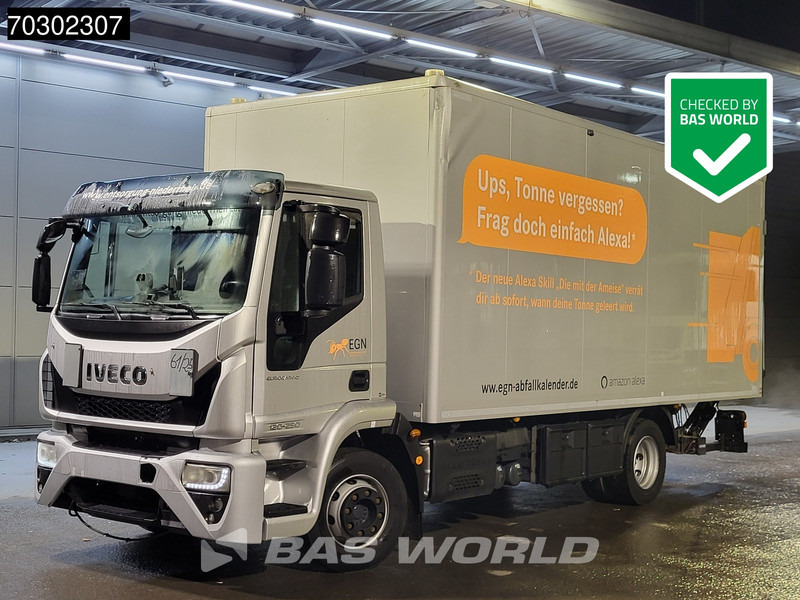 Iveco 120-250 Eurocargo 4X2 12tonner Automatic 1500kg Ladebordwand ACC Euro 6 - Box truck: picture 1 Iveco 120-250 Eurocargo 4X2 12tonner Automatic 1500kg Ladebordwand ACC Euro 6 - Box truck: picture 1