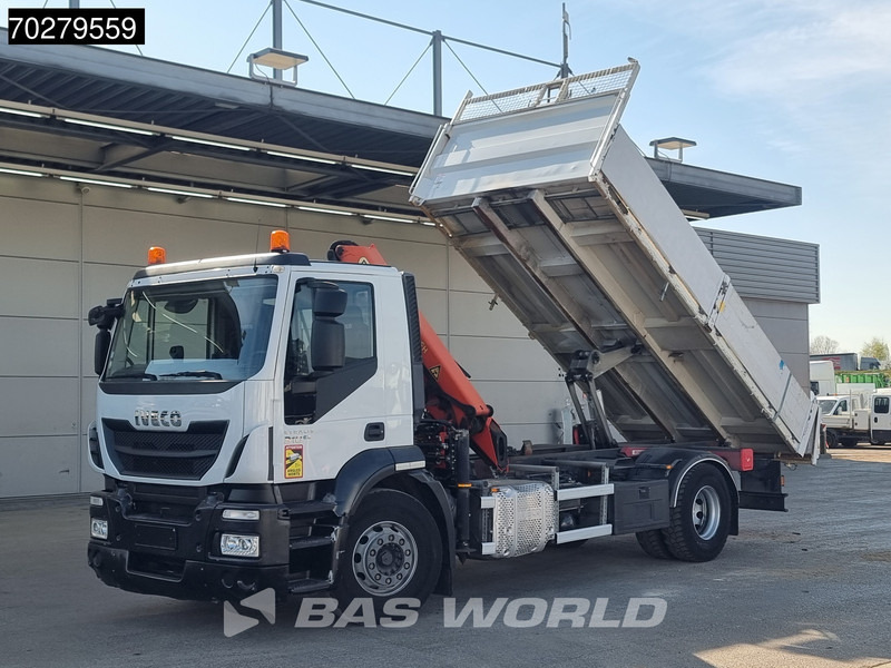 Iveco Stralis 310 4X2 Palfinger PK12002 EH 7m3 Tipper Steel suspension Euro 6 - Tipper, Crane truck: picture 1 Iveco Stralis 310 4X2 Palfinger PK12002 EH 7m3 Tipper Steel suspension Euro 6 - Tipper, Crane truck: picture 1