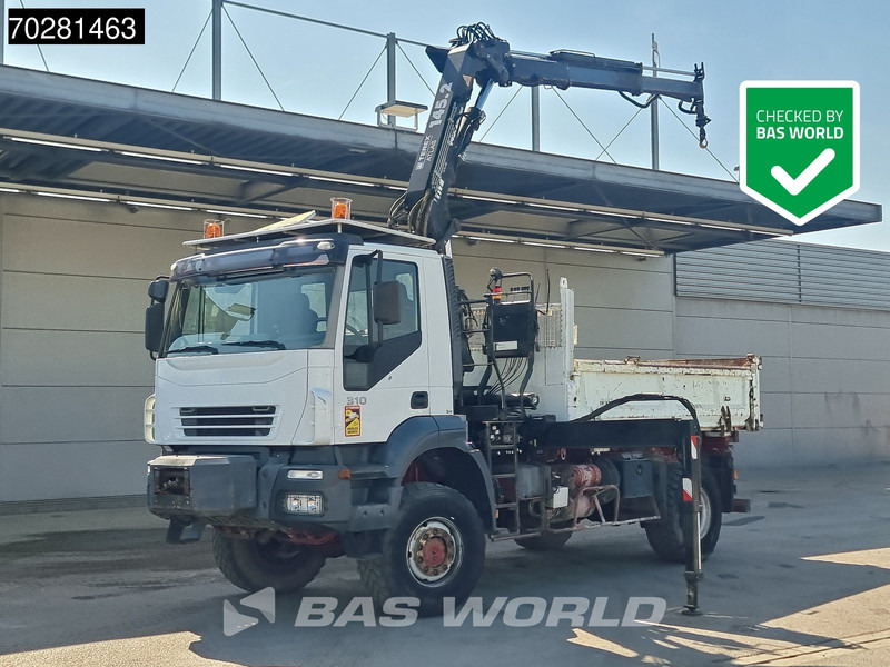 Iveco Trakker 310 4X4 Atlas 145.2-A2 Kran Crane 4x4 Big axle 6m3 3 sided tipper - Tipper, Crane truck: picture 1 Iveco Trakker 310 4X4 Atlas 145.2-A2 Kran Crane 4x4 Big axle 6m3 3 sided tipper - Tipper, Crane truck: picture 1
