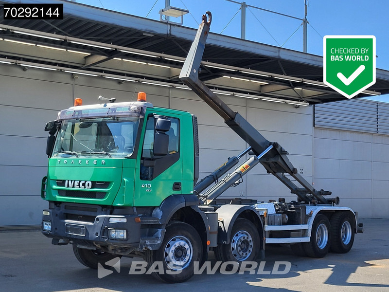 Iveco Trakker 410 8X4 Hyvalift 26-65S Hooklift Manual Big-Axle EEV - Hook lift truck: picture 1 Iveco Trakker 410 8X4 Hyvalift 26-65S Hooklift Manual Big-Axle EEV - Hook lift truck: picture 1