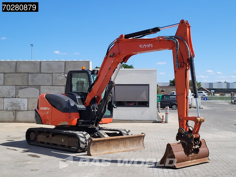 Kubota KX080-4 - Crawler excavator: picture 3 Kubota KX080-4 - Crawler excavator: picture 3