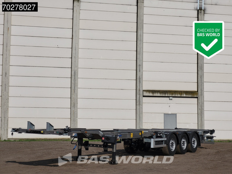 Lecitrailer SR3EC 3 axles UNUSED Liftachse Multi'45 - Container transporter/ Swap body semi-trailer: picture 1 Lecitrailer SR3EC 3 axles UNUSED Liftachse Multi'45 - Container transporter/ Swap body semi-trailer: picture 1