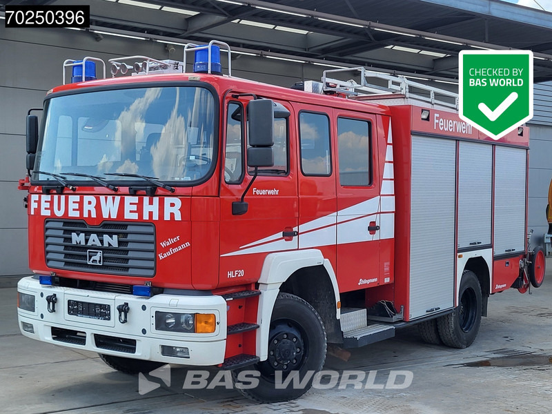 MAN TGA 14.284 4X4 4x4 Manual Schlingmann LF16/12 pump Feuerwehr Steelsuspension Euro 2 - Fire truck: picture 1 MAN TGA 14.284 4X4 4x4 Manual Schlingmann LF16/12 pump Feuerwehr Steelsuspension Euro 2 - Fire truck: picture 1