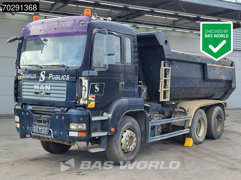 MAN TGA 33.360 6X4 BROKEN ENGINE! 13m3 Meiller tipper Steel suspension Manual Euro 4 - Tipper: picture 1 MAN TGA 33.360 6X4 BROKEN ENGINE! 13m3 Meiller tipper Steel suspension Manual Euro 4 - Tipper: picture 1