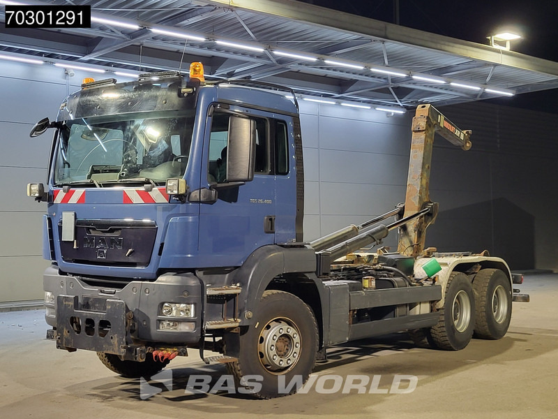 MAN TGS 26.400 6X4 Hiab XR21S56 Containersystem Automatic Euro 5 - Hook lift truck: picture 3 MAN TGS 26.400 6X4 Hiab XR21S56 Containersystem Automatic Euro 5 - Hook lift truck: picture 3