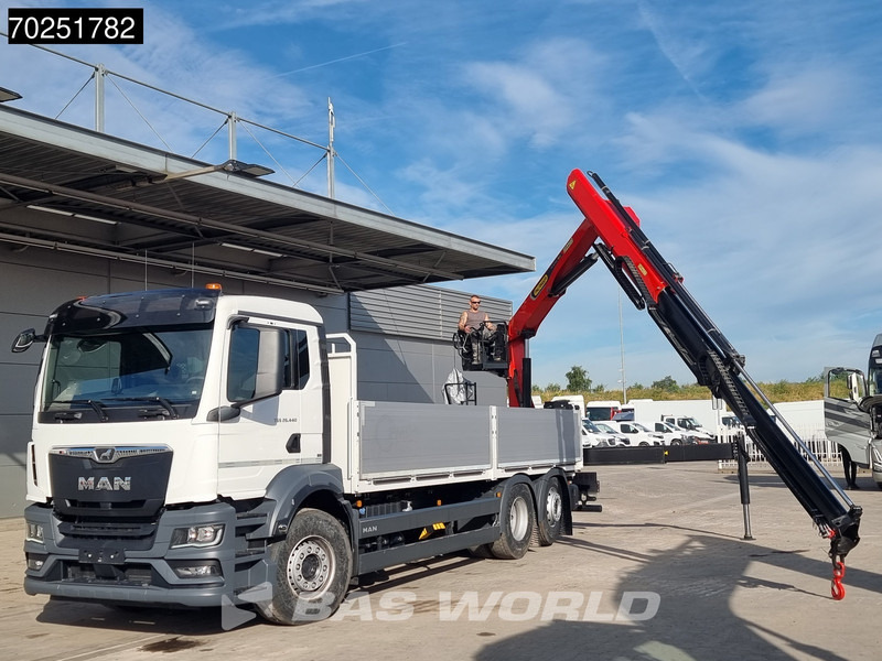 MAN TGS 26.440 6X2 NEW NL-Truck Palfinger PK20.501 L TEC3 Kran Baustoff Lift-Lenk Asche - Dropside/ Flatbed truck, Crane truck: picture 5 MAN TGS 26.440 6X2 NEW NL-Truck Palfinger PK20.501 L TEC3 Kran Baustoff Lift-Lenk Asche - Dropside/ Flatbed truck, Crane truck: picture 5