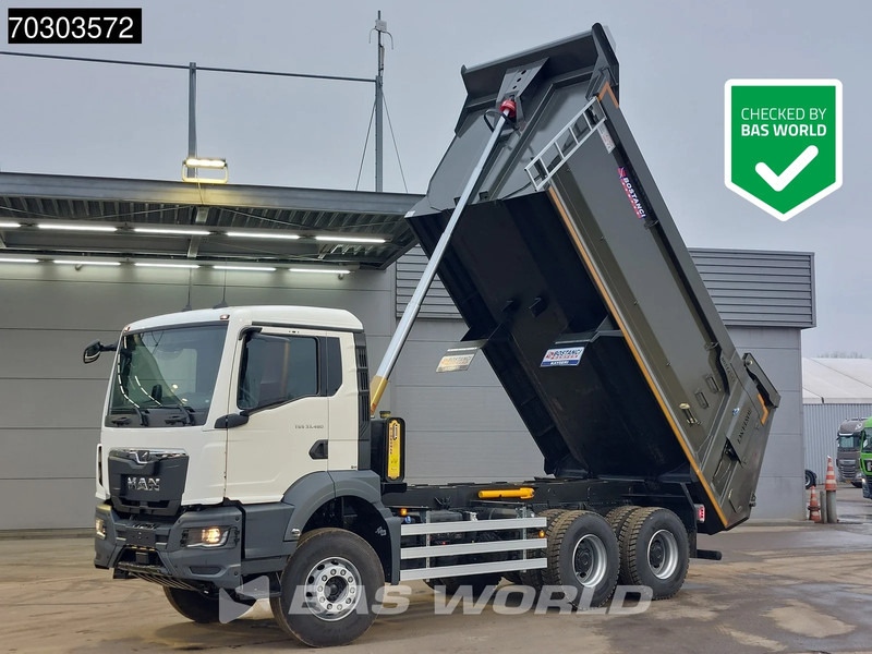 MAN TGS 33.480 6X4 NEW! 20m3 Tipper Steelsuspension Big-Axle Automatic Euro 6 - Tipper: picture 1 MAN TGS 33.480 6X4 NEW! 20m3 Tipper Steelsuspension Big-Axle Automatic Euro 6 - Tipper: picture 1