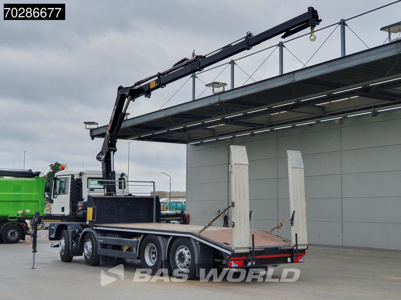 MAN TGS 35.360 8X2 HIAB X-Hiduo 158 BS-3 Crane Lift+lenkasche Machine transporter Euro 6 - Autotransporter truck, Crane truck: picture 2 MAN TGS 35.360 8X2 HIAB X-Hiduo 158 BS-3 Crane Lift+lenkasche Machine transporter Euro 6 - Autotransporter truck, Crane truck: picture 2