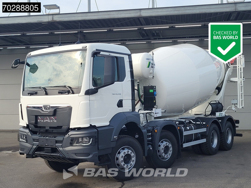 MAN TGS 41.440 8X4 New! 12m3 Stetter Steelsuspension Automatic Euro 6 - Concrete mixer truck: picture 1 MAN TGS 41.440 8X4 New! 12m3 Stetter Steelsuspension Automatic Euro 6 - Concrete mixer truck: picture 1