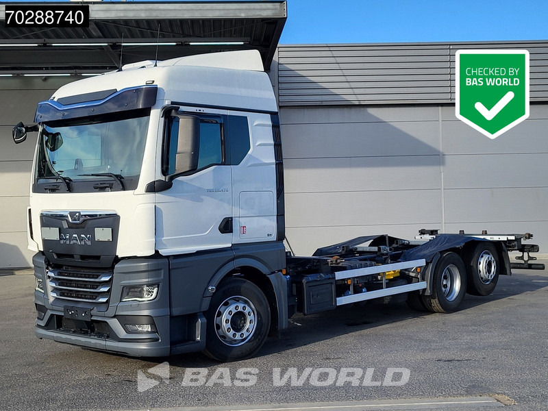 MAN TGX 26.470 6X2 BDF Standklima Retarder Lift Asche Automatic LED Euro 6 - Container transporter/ Swap body truck: picture 1 MAN TGX 26.470 6X2 BDF Standklima Retarder Lift Asche Automatic LED Euro 6 - Container transporter/ Swap body truck: picture 1