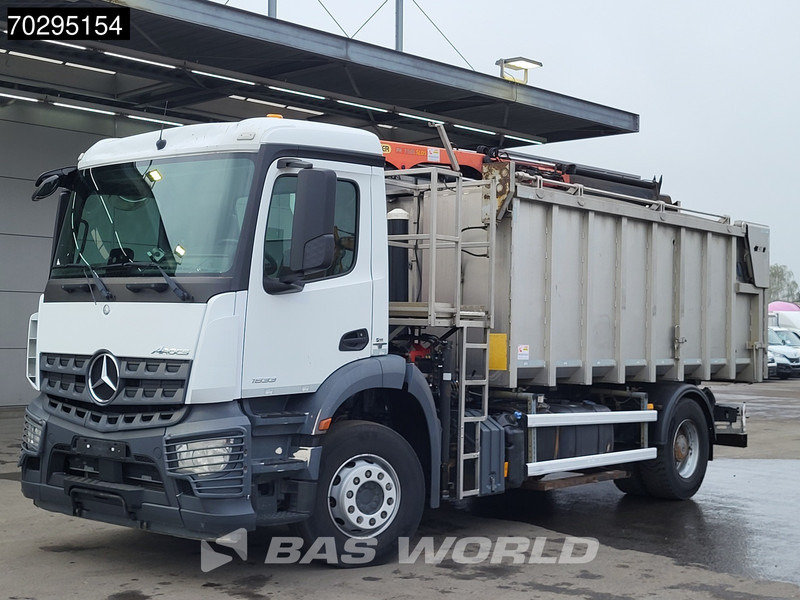Tipper, Crane truck Mercedes-Benz Actros 1833 4X2 Palfinger PK7.501 SLD Kran Crane 17m3 tipper Big-Axle Euro 6: picture 15
