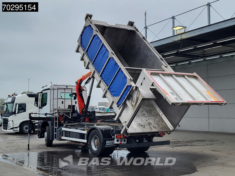 Tipper, Crane truck Mercedes-Benz Actros 1833 4X2 Palfinger PK7.501 SLD Kran Crane 17m3 tipper Big-Axle Euro 6: picture 6