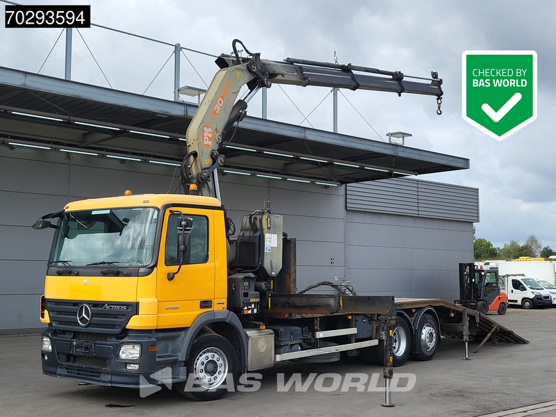 Mercedes-Benz Actros 2532 6X2 PM 30 T/M Crane Kran Remote Lift+Steering Axle 3-Pedals - Dropside/ Flatbed truck, Crane truck: picture 1 Mercedes-Benz Actros 2532 6X2 PM 30 T/M Crane Kran Remote Lift+Steering Axle 3-Pedals - Dropside/ Flatbed truck, Crane truck: picture 1