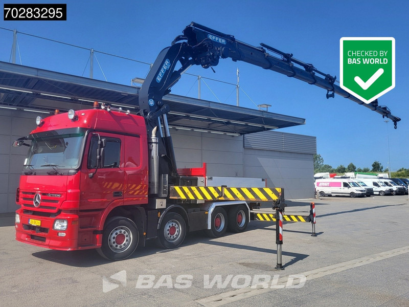 Mercedes-Benz Actros 2648 850 8X4 Effer 850/9S Kran Fifth wheel Big-Axle Automatic Euro 5 - Dropside/ Flatbed truck, Crane truck: picture 1 Mercedes-Benz Actros 2648 850 8X4 Effer 850/9S Kran Fifth wheel Big-Axle Automatic Euro 5 - Dropside/ Flatbed truck, Crane truck: picture 1