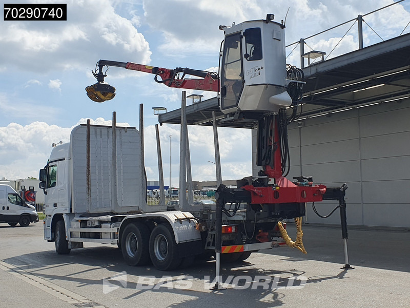 Mercedes-Benz Actros 3346 6X4 Original KM's! Wood Crane Big-Axle Steelsuspension Euro 5 - Log truck, Crane truck: picture 2 Mercedes-Benz Actros 3346 6X4 Original KM's! Wood Crane Big-Axle Steelsuspension Euro 5 - Log truck, Crane truck: picture 2