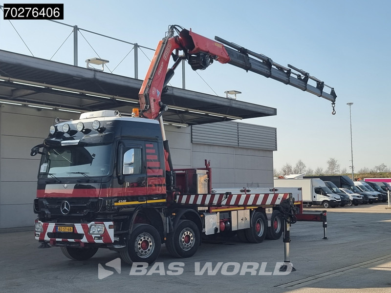 Mercedes-Benz Actros 4146 8X4 FASSI F600AXP.26 Crane Kran NL-Truck Euro 5 - Dropside/ Flatbed truck, Crane truck: picture 1 Mercedes-Benz Actros 4146 8X4 FASSI F600AXP.26 Crane Kran NL-Truck Euro 5 - Dropside/ Flatbed truck, Crane truck: picture 1