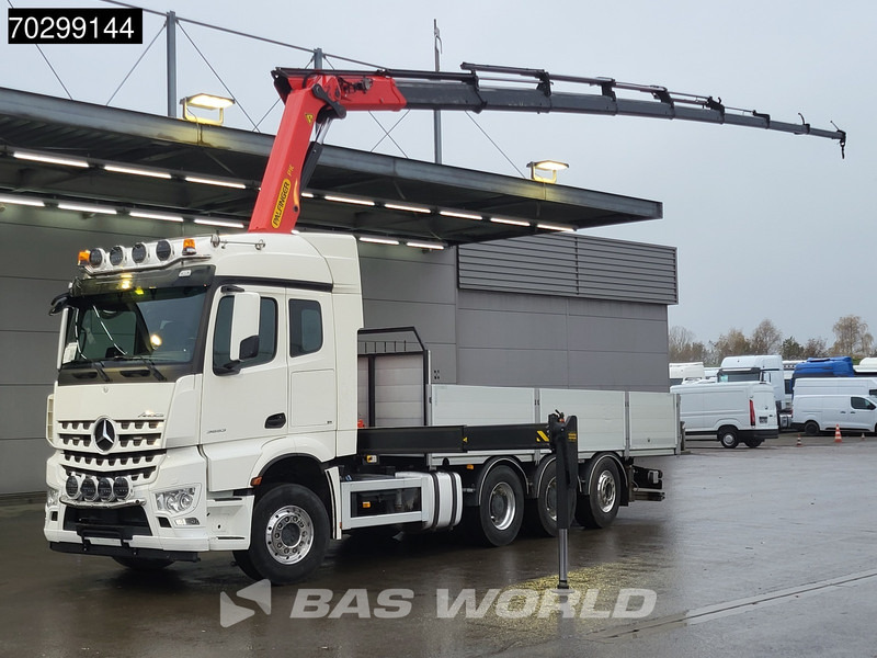 Mercedes-Benz Aroc 3653 Arocs 8X4 Palfinger PK26002-EH G Kran Crane Remote Lift + steering axle Euro 6 - Dropside/ Flatbed truck, Crane truck: picture 1 Mercedes-Benz Aroc 3653 Arocs 8X4 Palfinger PK26002-EH G Kran Crane Remote Lift + steering axle Euro 6 - Dropside/ Flatbed truck, Crane truck: picture 1