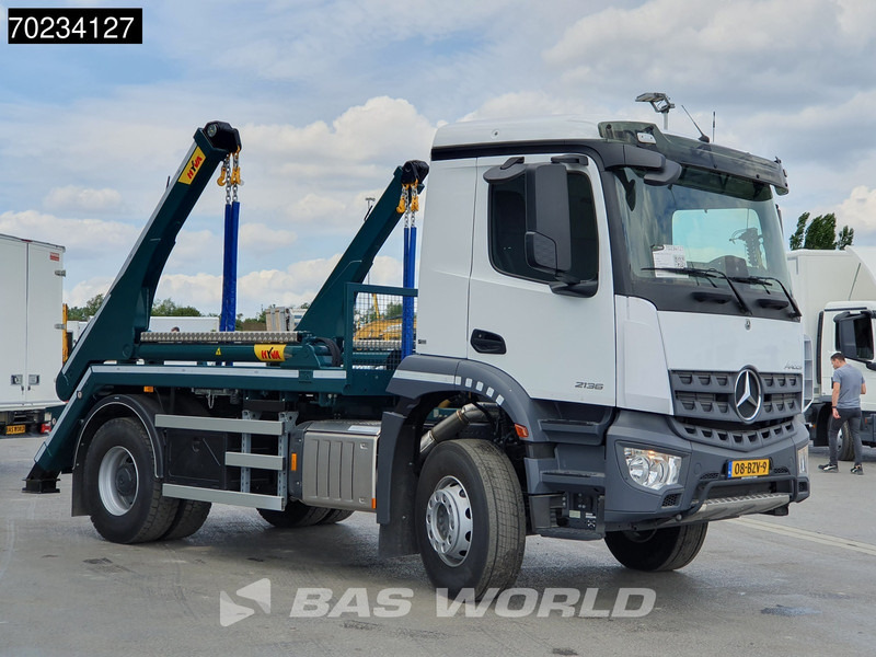 Mercedes-Benz Arocs 2136 4X2 NEW! NL-Truck 12Tons HYVA Lift Automatic Full Steelsuspension - Skip loader truck: picture 3 Mercedes-Benz Arocs 2136 4X2 NEW! NL-Truck 12Tons HYVA Lift Automatic Full Steelsuspension - Skip loader truck: picture 3
