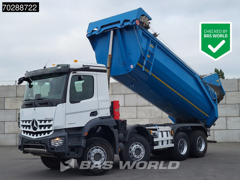 Tipper Mercedes-Benz Arocs 3243 8X4 19m3 Benne Tipper Steel suspension Automatic Big-Axle Navi Euro 6: picture 1