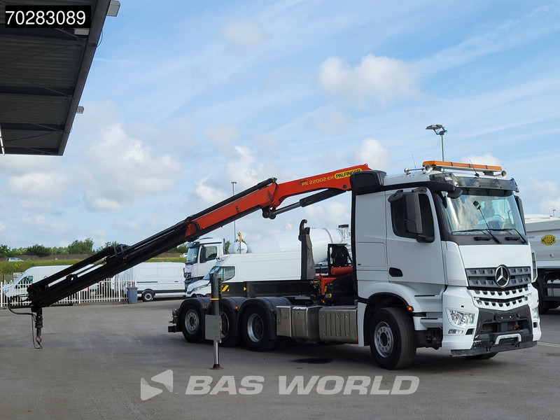 Mercedes-Benz Arocs 3245 Actros 8X4 Palfinger PK22002 EH Crane 17tons hooklift Big-Axle Lift+Lenkachse Navi Euro 6 - Hook lift truck, Crane truck: picture 3 Mercedes-Benz Arocs 3245 Actros 8X4 Palfinger PK22002 EH Crane 17tons hooklift Big-Axle Lift+Lenkachse Navi Euro 6 - Hook lift truck, Crane truck: picture 3