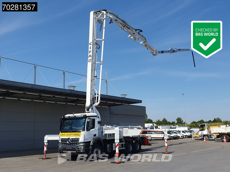 Mercedes-Benz Arocs 3343 6X4 CIFA K40H Carbotech Pump 5 arm Big-Axle Navi Euro 6 - Concrete pump truck: picture 1 Mercedes-Benz Arocs 3343 6X4 CIFA K40H Carbotech Pump 5 arm Big-Axle Navi Euro 6 - Concrete pump truck: picture 1