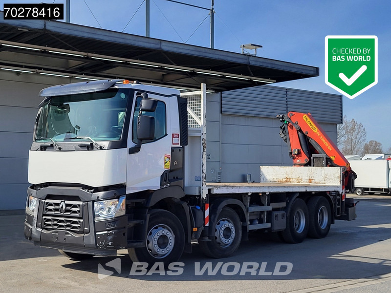 Renault C 430 8X4 Palfinger PK33002EH Kran Crane Big Axle Euro 6 - Dropside/ Flatbed truck, Crane truck: picture 2 Renault C 430 8X4 Palfinger PK33002EH Kran Crane Big Axle Euro 6 - Dropside/ Flatbed truck, Crane truck: picture 2