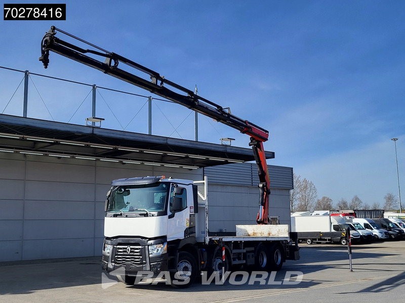 Renault C 430 8X4 Palfinger PK33002EH Kran Crane Big Axle Euro 6 - Dropside/ Flatbed truck, Crane truck: picture 3 Renault C 430 8X4 Palfinger PK33002EH Kran Crane Big Axle Euro 6 - Dropside/ Flatbed truck, Crane truck: picture 3