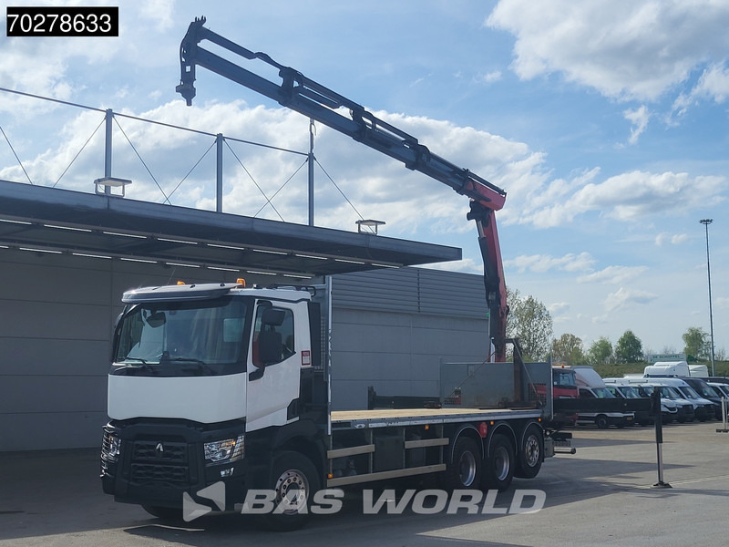 Renault C 480 8X4 Palfinger PK24.001 SLD5 Crane Kran Automatic Liftachse Euro 6 - Dropside/ Flatbed truck, Crane truck: picture 3 Renault C 480 8X4 Palfinger PK24.001 SLD5 Crane Kran Automatic Liftachse Euro 6 - Dropside/ Flatbed truck, Crane truck: picture 3