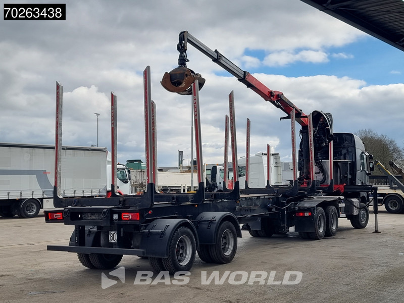 Renault K 520 6X6 Holz Kran Palfinger Q180Z96 6x6 Big-Axle Steelsuspension - Log truck, Crane truck: picture 3 Renault K 520 6X6 Holz Kran Palfinger Q180Z96 6x6 Big-Axle Steelsuspension - Log truck, Crane truck: picture 3
