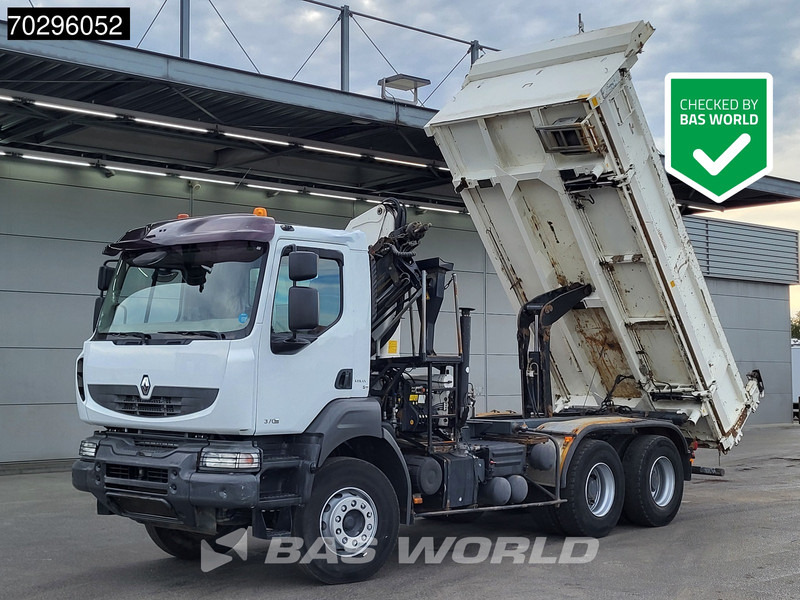 Renault Kerax 370 6X4 Palfinger PK15500 Crane Kran 2-side Tipper Retarder Manual Euro 4 - Tipper, Crane truck: picture 1 Renault Kerax 370 6X4 Palfinger PK15500 Crane Kran 2-side Tipper Retarder Manual Euro 4 - Tipper, Crane truck: picture 1